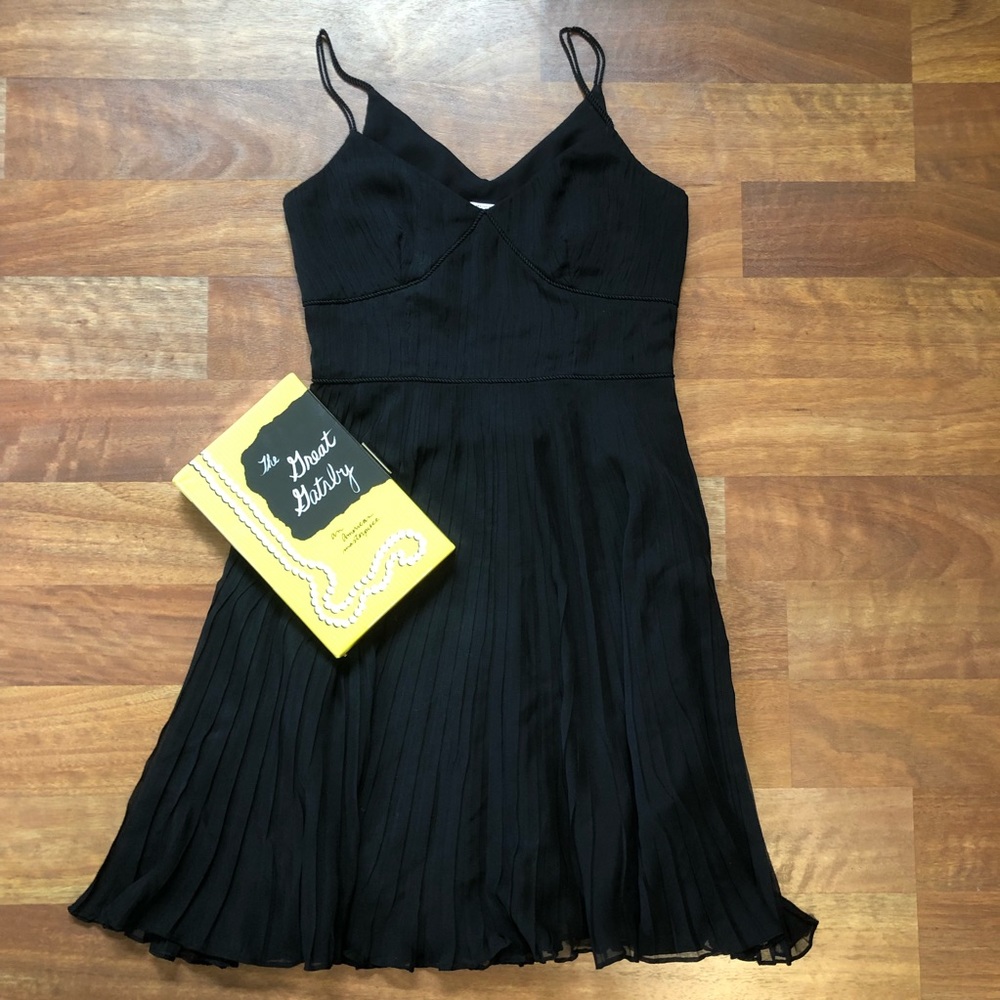 The Loft 6P flapper style black dress